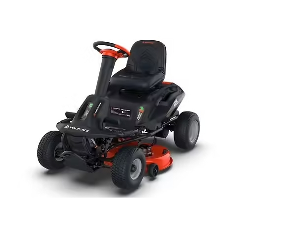 Tondeuse autoportée Yardforce 96 cm batterie 56V mulching 2 en 1 - Brico Dépôt