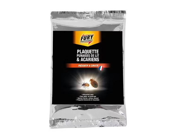 Plaquette anti punaises de lit et acariens action jusqu’à 3 mois - Brico Dépôt