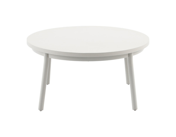 Salon de jardin 4 places beige acier et effet rotin NERIO - Marque BLOOMA - Brico Dépôt