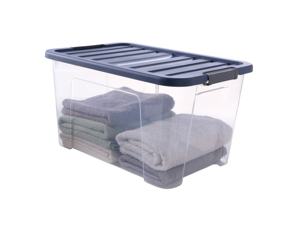 Boîte de rangement transparente avec couvercle IVER 45 L - Cooke and Lewis - Brico Dépôt