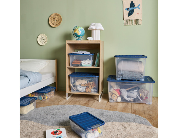 Boîte de rangement transparente avec couvercle IVER 45 L - Cooke and Lewis - Brico Dépôt