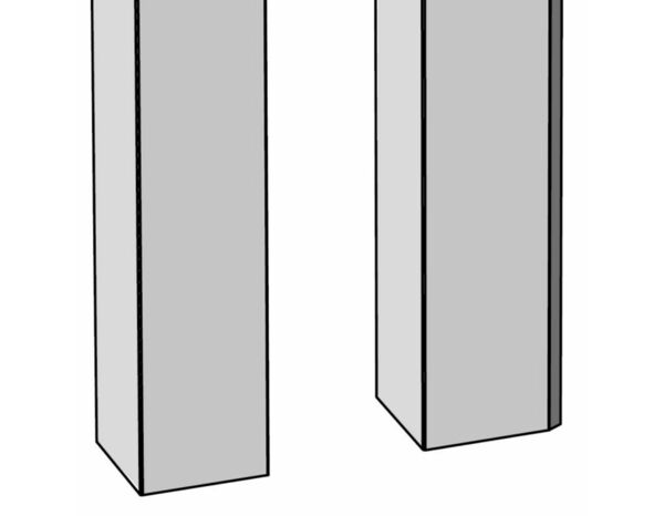 Angle sortant métal bardage gris graphite L. 210 cm - Bacacier - Brico Dépôt
