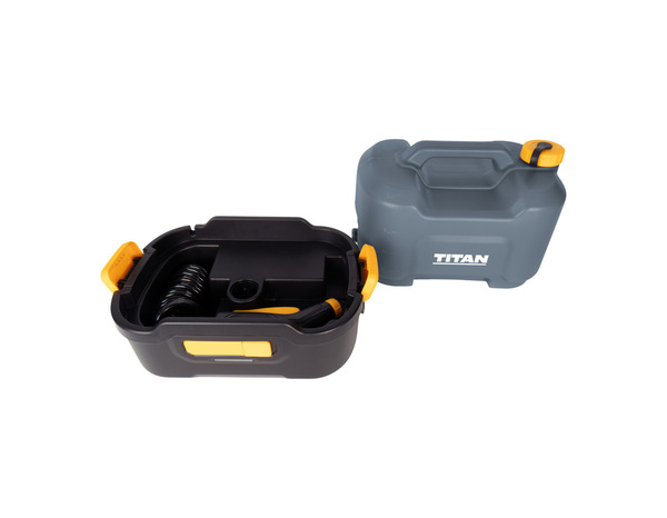 Pulvérisateur batterie 12 V 8 L pression 5 à 7 bars tuyau 3 m - Titan - Brico Dépôt