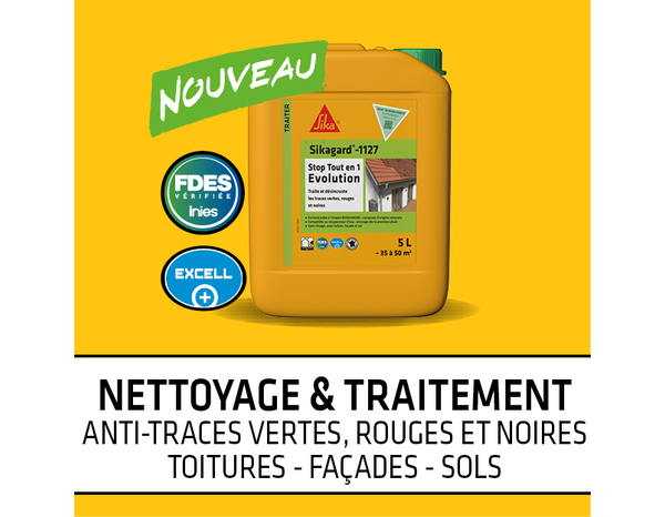 Nettoyant extérieur multi-support Sikagard-1127 Stop Tout en 1 Evolution 20 L - Sika - Brico Dépôt