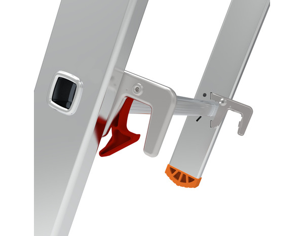 Échelle transformable aluminium 3 x 7 barreaux 4 positions H. 3.97 m - MAGNUSSON - Brico Dépôt