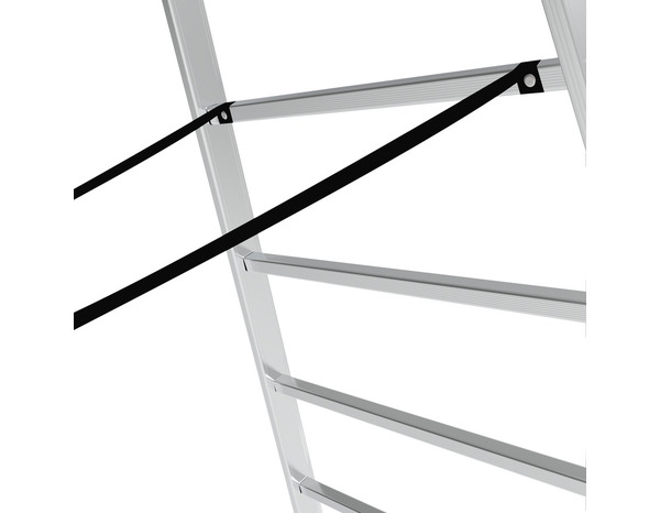 Échelle transformable aluminium 3 x 10 barreaux 5 positions H. 6.47 m - MAGNUSSON - Brico Dépôt