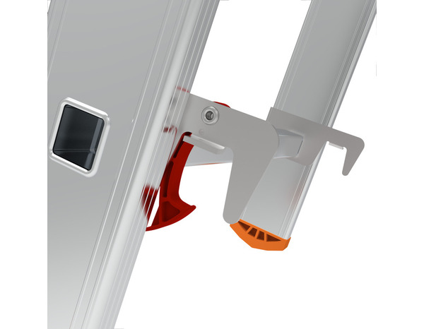 Échelle transformable aluminium 3 x 10 barreaux 5 positions H. 6.47 m - MAGNUSSON - Brico Dépôt