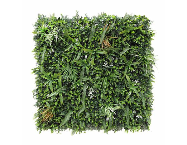 Mur végétal artificiel polyéthylène SAVANE 1 x 1 m - Brico Dépôt