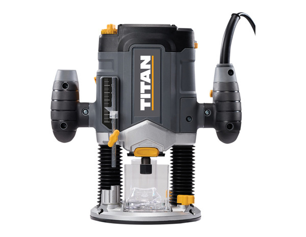 Défonceuse filaire 1200 W plongée profondeur 55 mm vitesse variable - Titan - Brico Dépôt