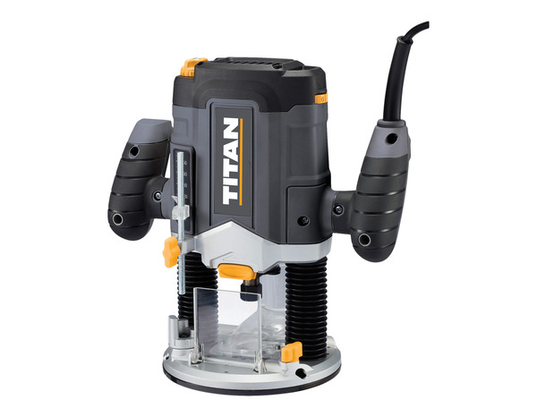 Défonceuse filaire 1200 W plongée profondeur 55 mm vitesse variable - Titan - Brico Dépôt