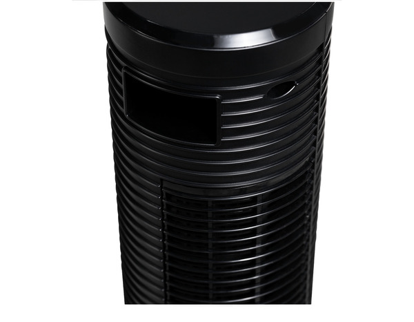 Ventilateur colonne 45 W avec 3 vitesses oscillant 65° et minuterie 4 h - Brico Dépôt