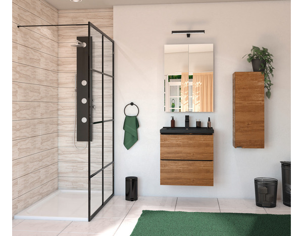 Paroi walk-in 100 cm type industriel - Brico Dépôt
