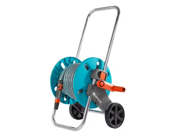 Dévidoir sur roues avec tuyau 25 m diamètre 15 mm - Gardena - Brico Dépôt