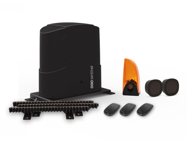 Motorisation portail coulissant SimplyOpen 3 avec 3 télécommandes - SCS Sentinel - Brico Dépôt