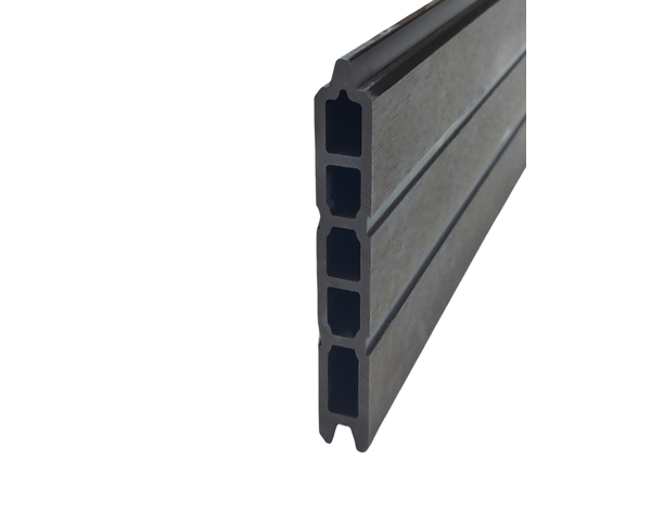 Lot de 6 lames de clôture composite gris graphite rainuré 1,79 x 15 cm - Brico Dépôt