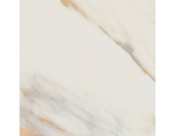 Carrelage sol intérieur grès émaillé blanc marbré CALACATTA - 45 x 45 cm - Brico Dépôt