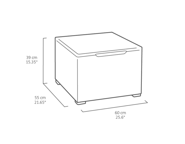 Salon de jardin 4 places résine imitation rotin noir MARIE - Keter - Brico Dépôt