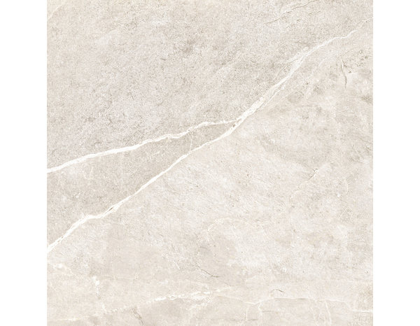 Carrelage sol intérieur grès cérame émaillé beige aspect béton TEMPORIS 100 x 100 cm - Brico Dépôt