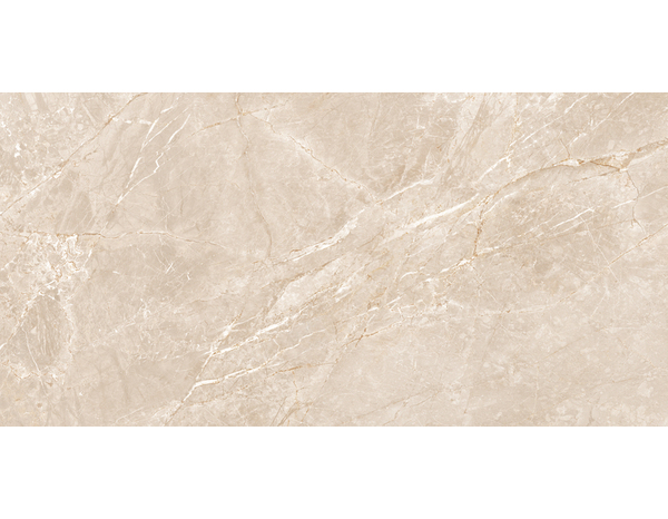 Carrelage sol intérieur grès cérame émaillé ivoire aspect marbre SUPREME 60 x 120 cm - Brico Dépôt
