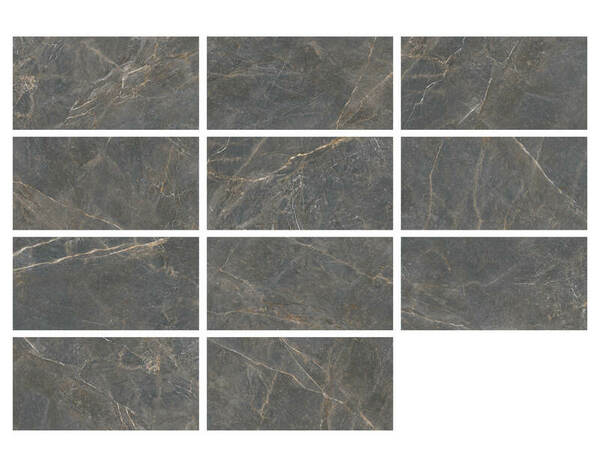 Carrelage sol intérieur grès cérame émaillé gris naturel aspect marbre SUPREME 60 x 120 cm - Brico Dépôt