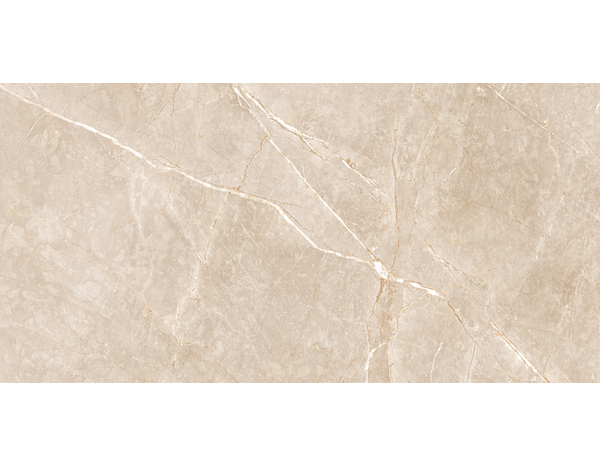 Carrelage sol intérieur grès cérame émaillé ivoire aspect marbre SUPREME 60 x 120 cm - Brico Dépôt