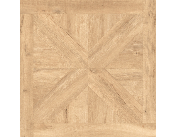 Carrelage sol intérieur grès cérame émaillé aspect bois NORDIK MARQUETERIE 100 x 100 cm - Brico Dépôt