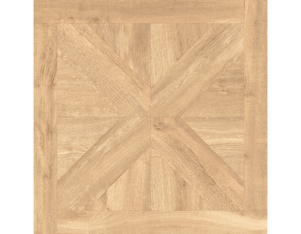 Carrelage sol intérieur grès cérame émaillé aspect bois NORDIK MARQUETERIE 100 x 100 cm - Brico Dépôt