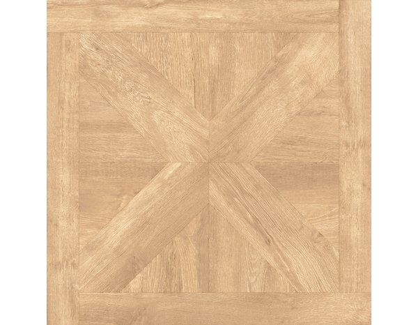 Carrelage sol intérieur grès cérame émaillé aspect bois NORDIK MARQUETERIE 100 x 100 cm - Brico Dépôt