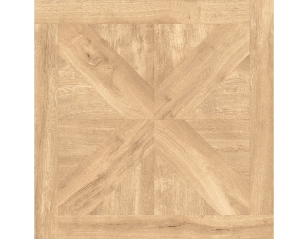 Carrelage sol intérieur grès cérame émaillé aspect bois NORDIK MARQUETERIE 100 x 100 cm - Brico Dépôt