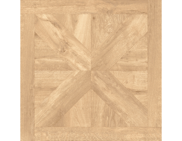 Carrelage sol intérieur grès cérame émaillé aspect bois NORDIK MARQUETERIE 100 x 100 cm - Brico Dépôt
