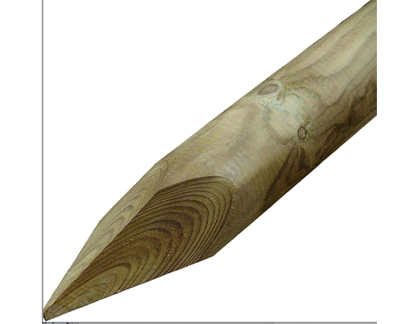 Tuteur bois pin circulaire autoclave H. 180 cm diamètre 2,8 cm - Brico Dépôt