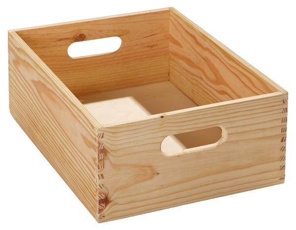 Caisse en bois pour rangement d'atelier 40 x 30 x 15 cm - Brico Dépôt