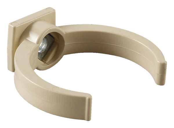 Sachet de 5 colliers de fixation pour gouttière en PVC de Ø 50 mm sable - Brico Dépôt