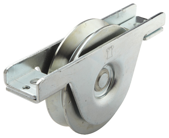 Roue gorge à encastrer en zinc blanc Ø 90 mm - AFBAT - Brico Dépôt