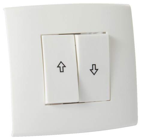 Interrupteur double va-et-vient "Kobé" - Blanc - Brico Dépôt