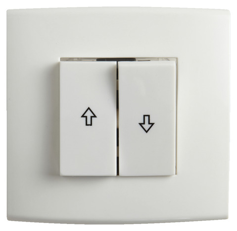 Interrupteur double va-et-vient "Kobé" - Blanc - Brico Dépôt