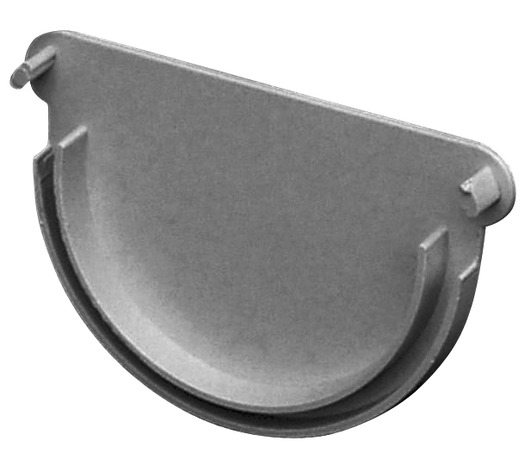 Fond de gouttière en PVC profilé de 16 mm gris - Brico Dépôt