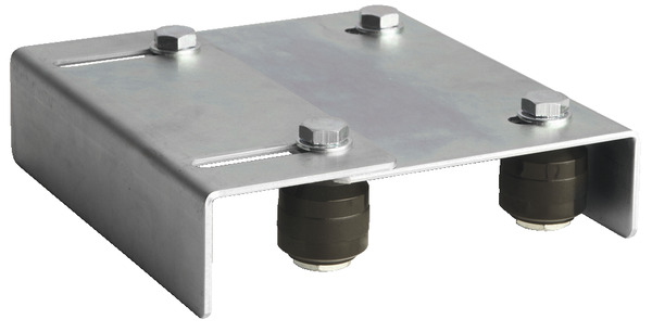 Plaque de guidage réglable en zinc blanc - AFBAT - Brico Dépôt