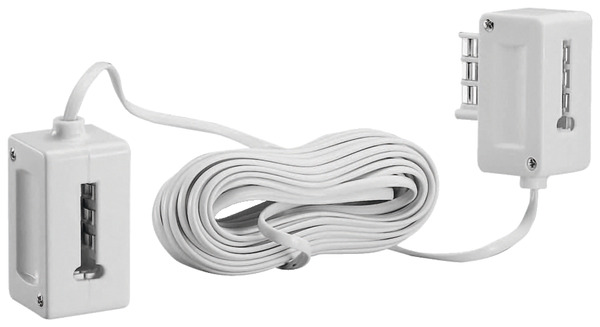 Prolongateur 10 m femelle + Gigogne blanc - Brico Dépôt