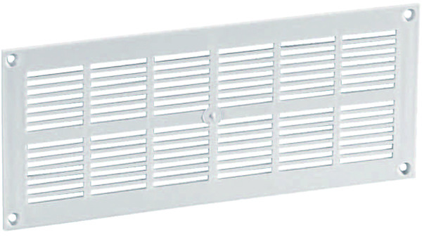 Grille PVC plate blanche - 251 x 108 mm - Brico Dépôt