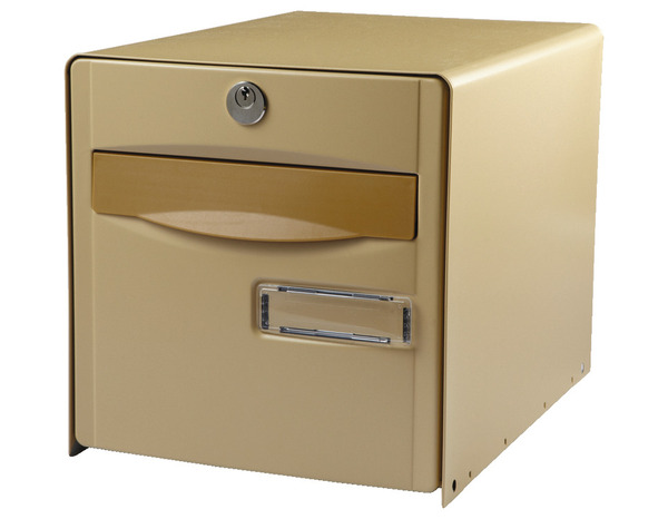 Boîte aux lettres simple face abattante beige - Decayeux - Brico Dépôt