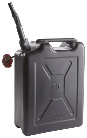 Jerrycan en plastique carburant avec bec flexible - 20 L - Brico Dépôt