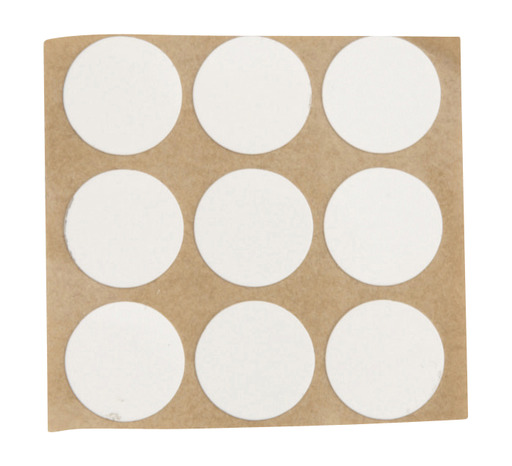 9 cache-vis adhésifs en plastique - Blanc - Ø 19 mm - Handix - Brico Dépôt