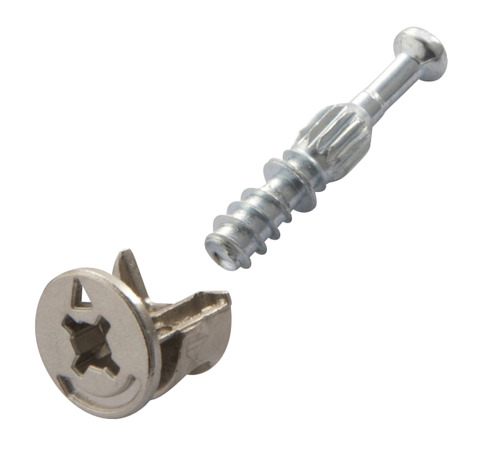 Ferrure d'assemblage à excentrique acier, zamak et plastique Ø 15 mm - Handix - Brico Dépôt