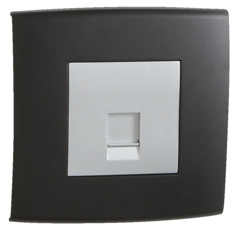 Prise Ethernet RJ45 "Kobé" - Silver - Brico Dépôt