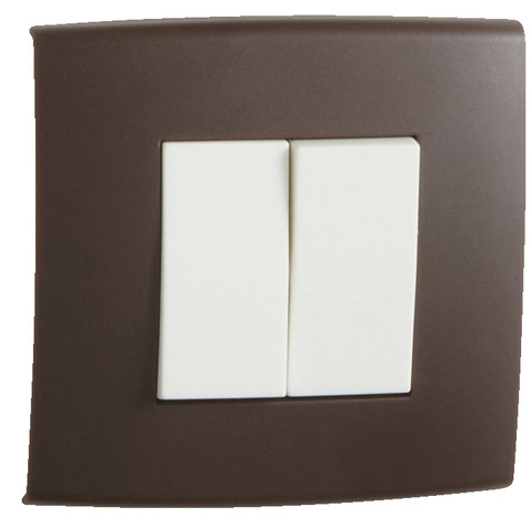 Interrupteur double va-et-vient "Kobé" - Blanc - Brico Dépôt