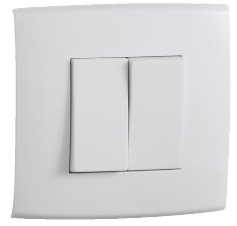 Interrupteur double va-et-vient "Kobé" - Blanc - Brico Dépôt