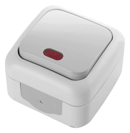 Va-et-vient à voyant étanche IP54 - Siemens - Brico Dépôt