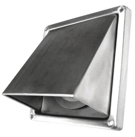 Grille inox à clapet pare vent/pluie - Brico Dépôt