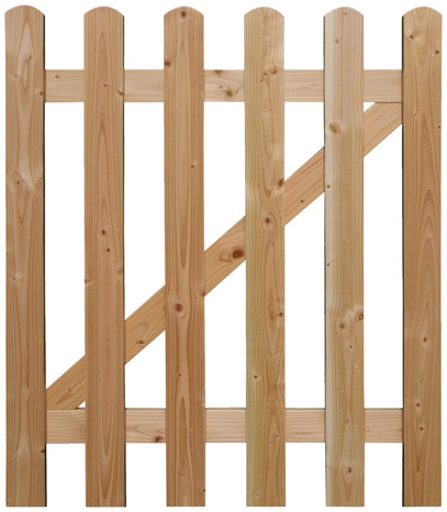 Portillon bois douglas L. 1 x H. 1,18 m - Brico Dépôt